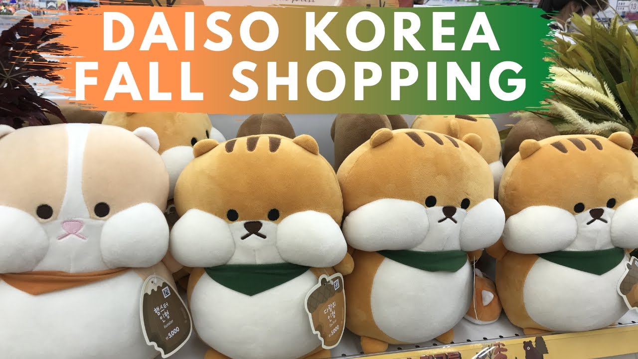 Shopping at DAISO Korea for FALL/AUTUMN items, Stationery, and more!