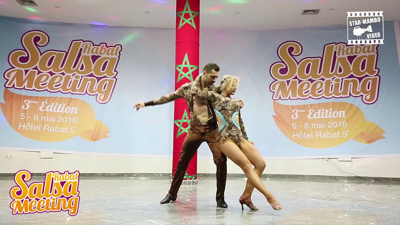 Kiko & Cristina - Bachata Show @ RABAT SALSA MEETING 2016