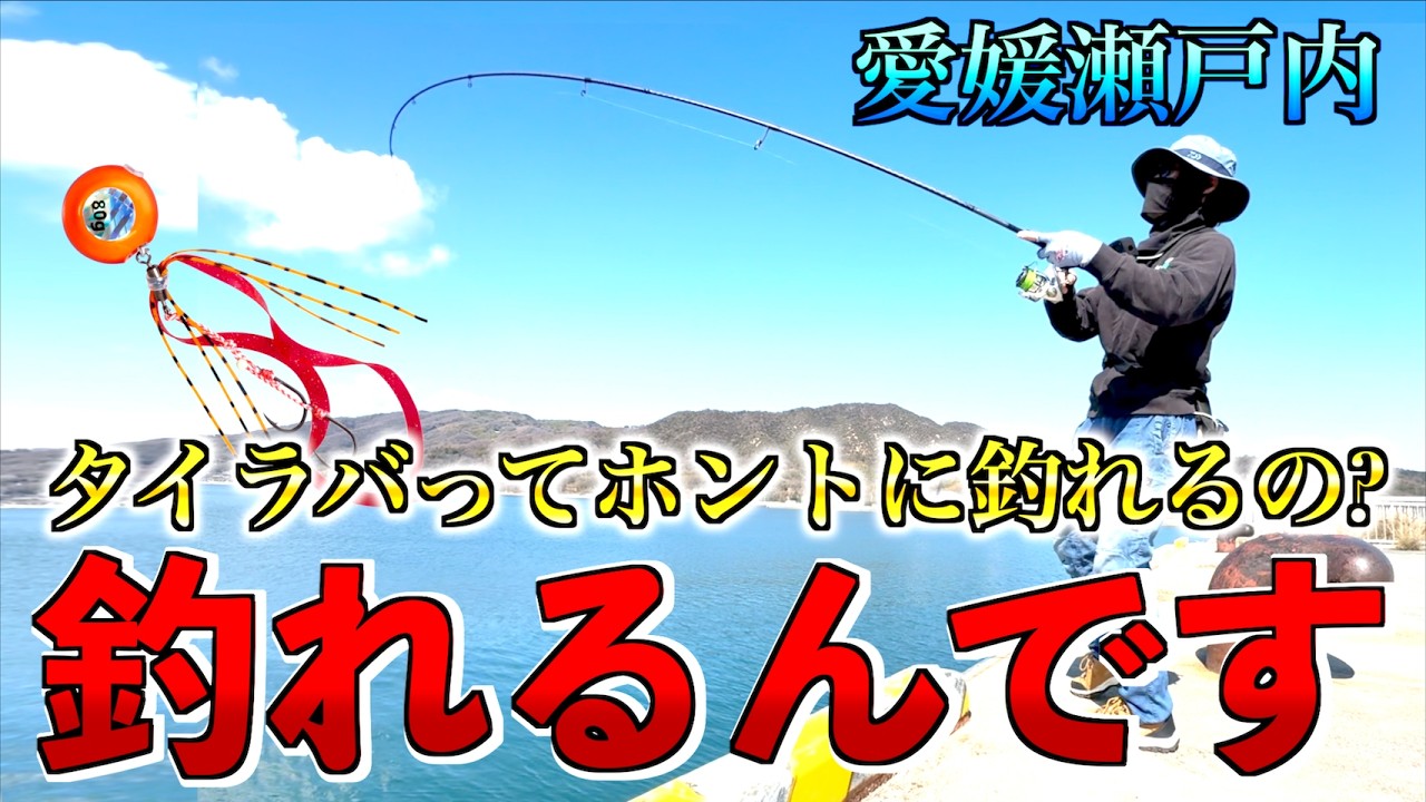 第423話【愛媛瀬戸内タイラバ】タイラバって陸からやって釣れるの?の巻!