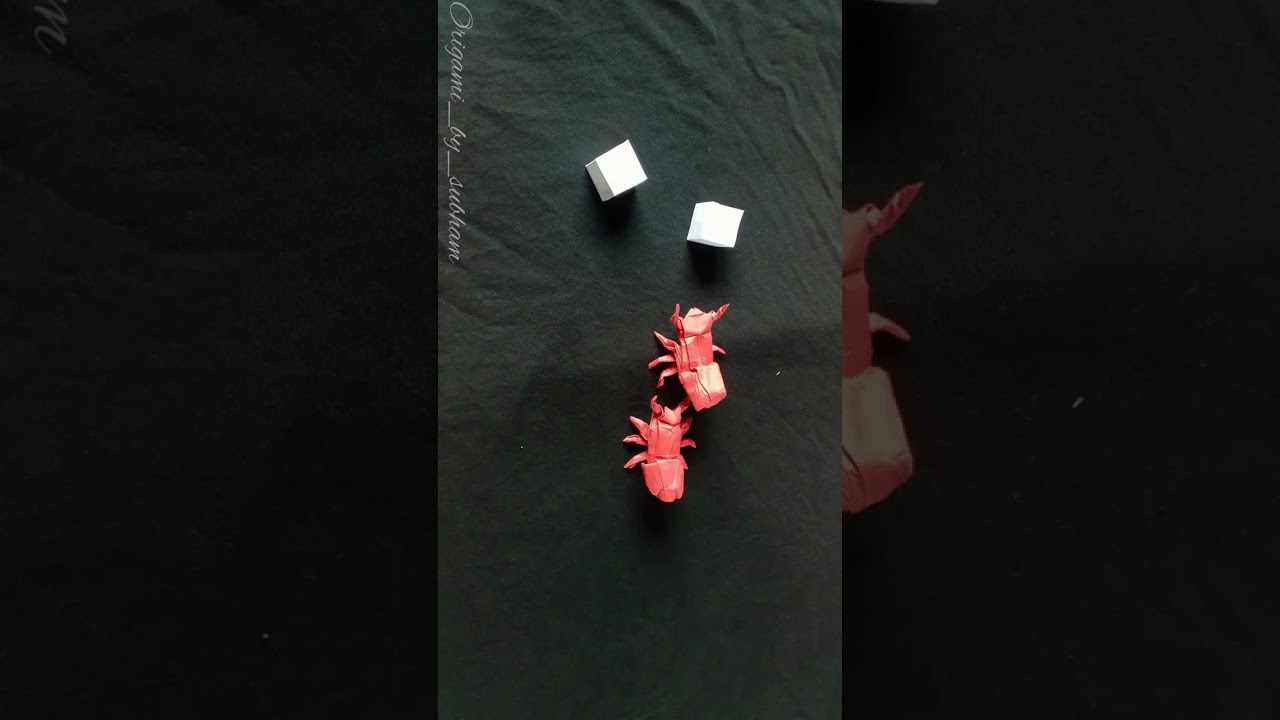 Funny Origami insects🐜🦂🕷