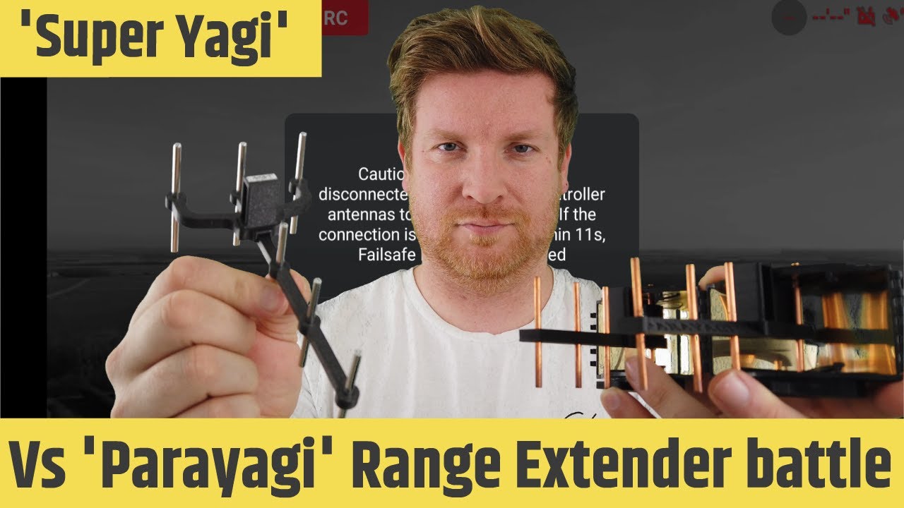 НОВЫЙ РАСШИРИТЕЛЬ ДИАПАЗОНА DJI MAVIC MINI — «SUPER YAGI» VS «PARAYAGI»