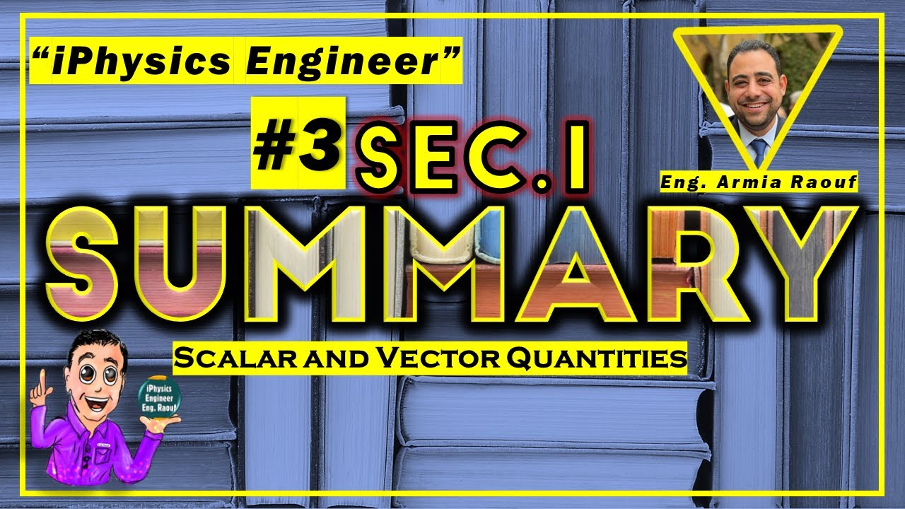 #03 #AL5olasa #Sec.1 U.1 Ch 2 #Scalar & #Vector #iPhysics #Eng_Raouf 01019199754