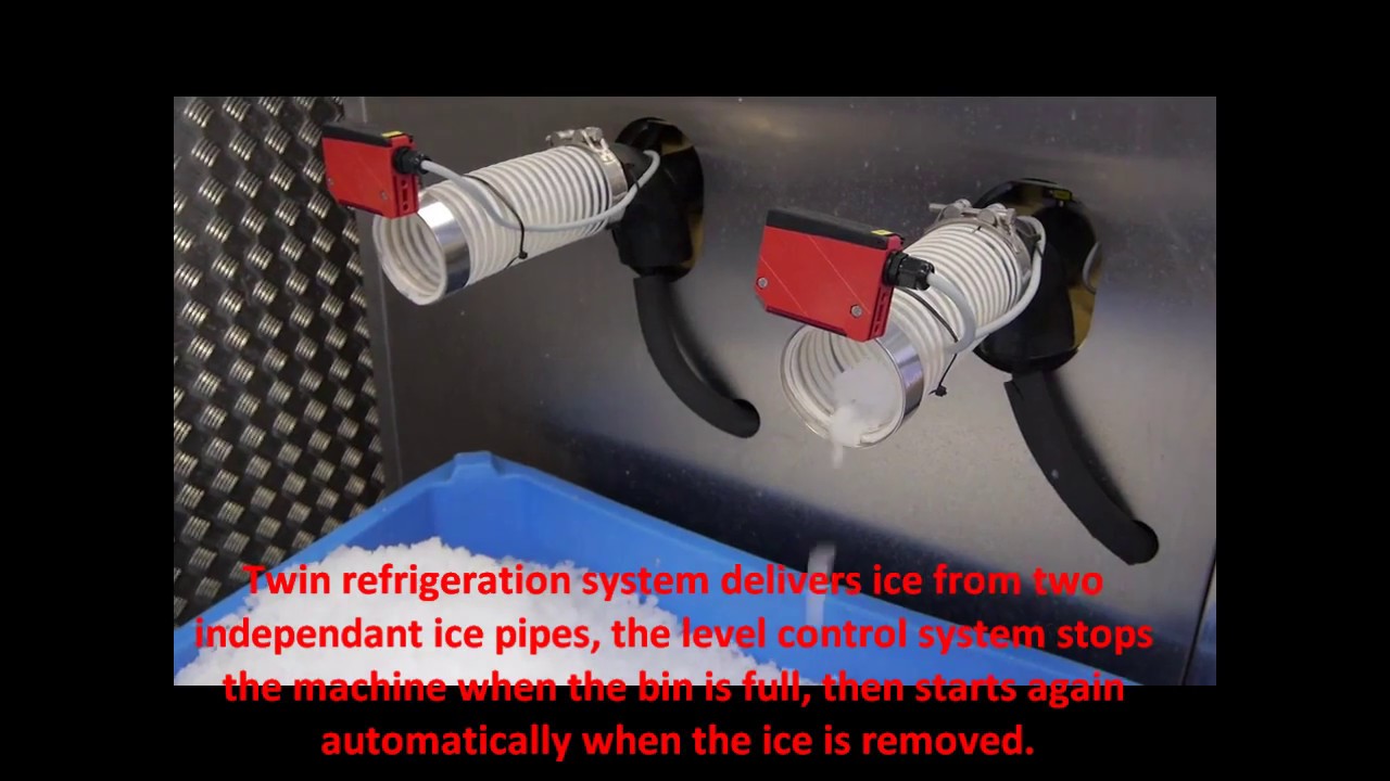UBE3.500-2R Using Granular Flake Ice At A Fish Processor