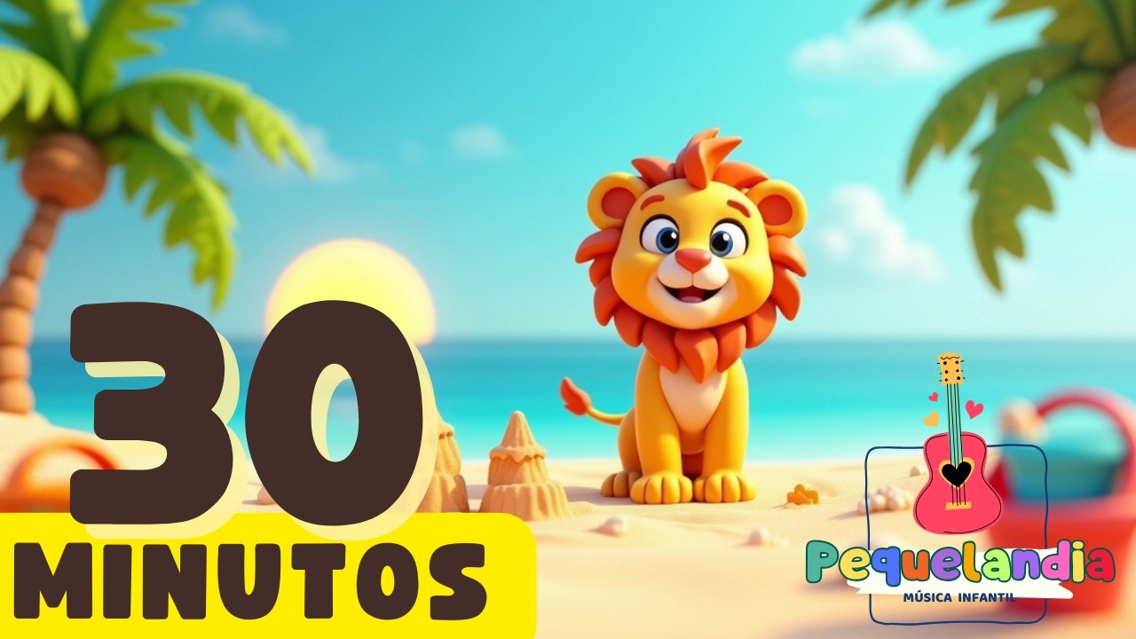🦁 Leo el León – ¡Aventuras en la Sabana! 🎵 Música infantil divertida
