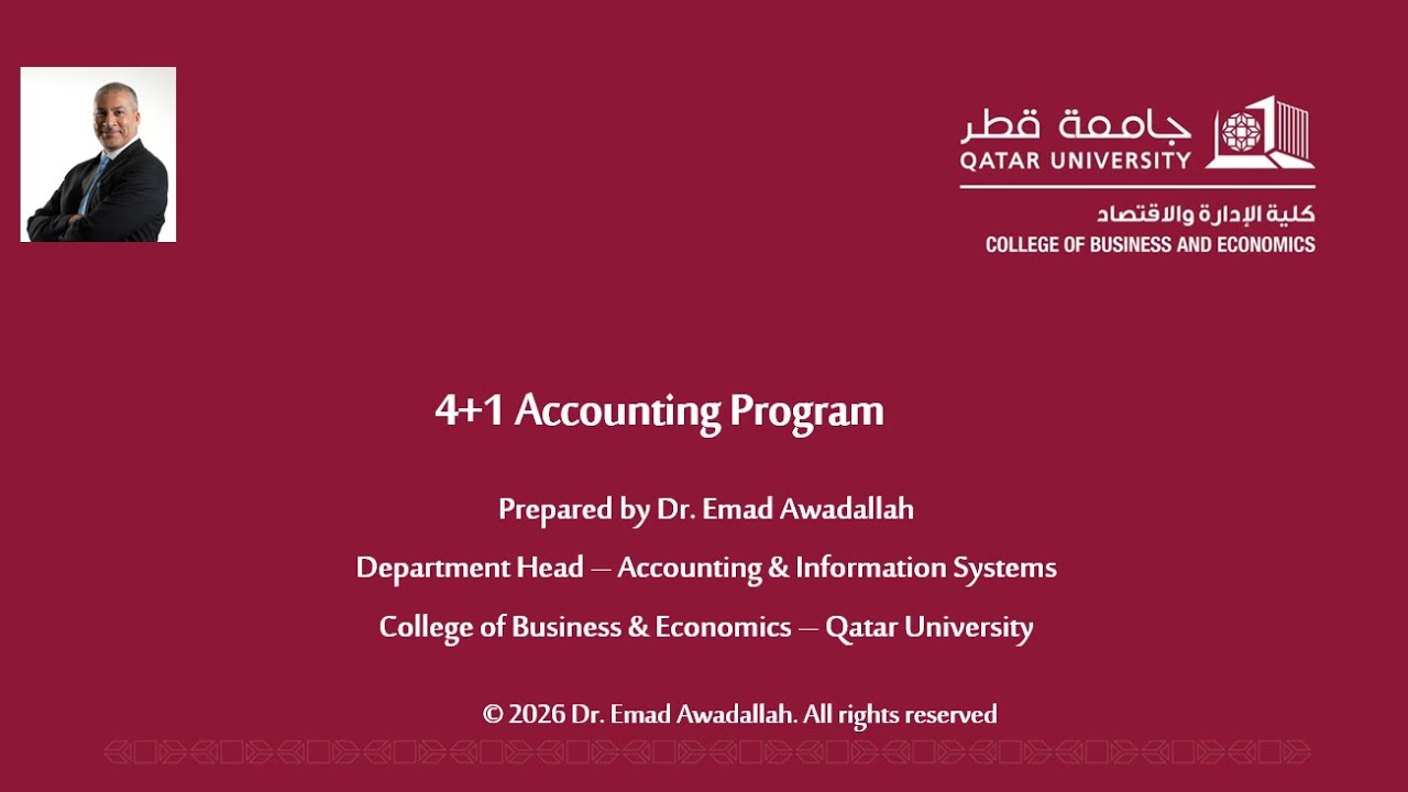 The 4+1 Accounting Program