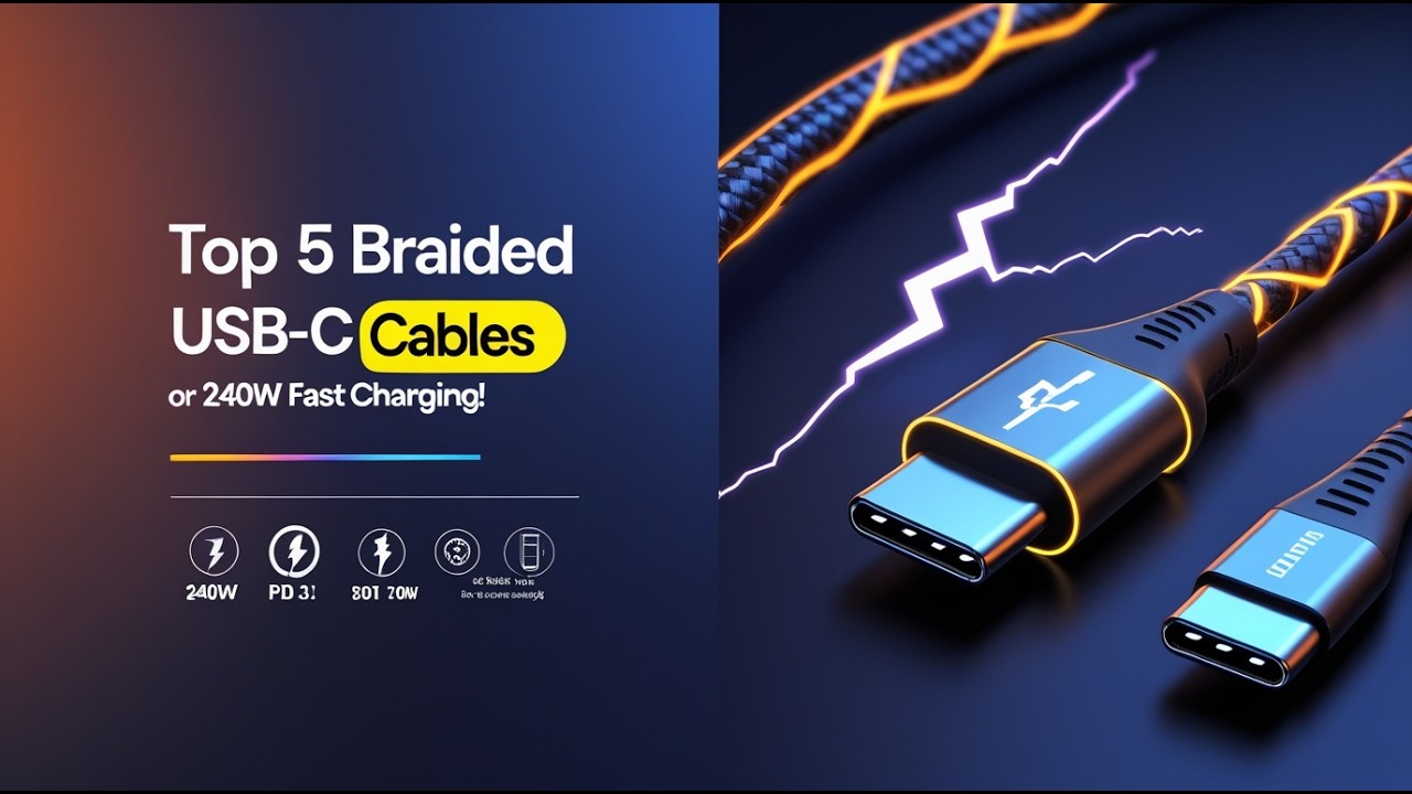 Топ-5 лучших кабелей USB-C в оплетке 2026 года | Быстрая зарядка и надежный выбор