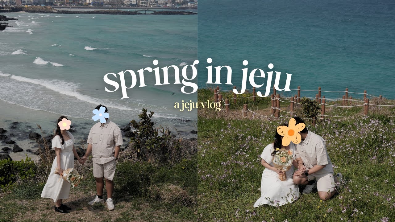 🌸💍 spring in jeju | catching sunsets, proposed to 💍🥹, slow days