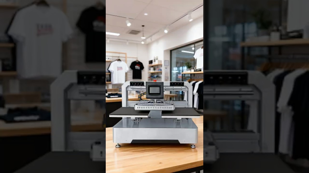 2025 New Auto Dual Station Heat Press Machine | 30% More T-shirt Printing Efficiency 🚀🚀🚀