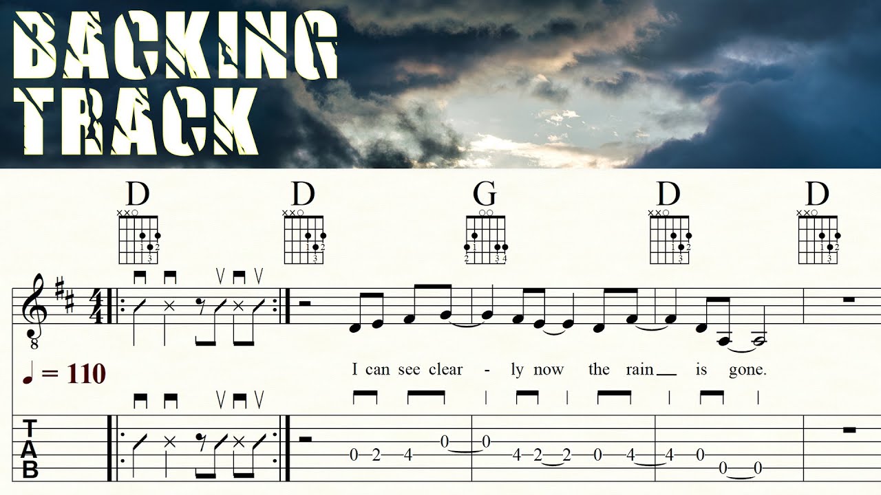I CAN SEE CLEARLY NOW | Backing track | JOHNNY NASH | Sheet music & TAB