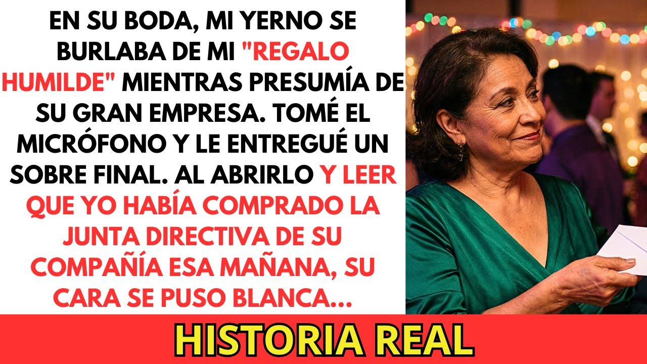 Mi yerno presumía su empresa millonaria. En la boda, le regalé un sobre que reveló quién era su...