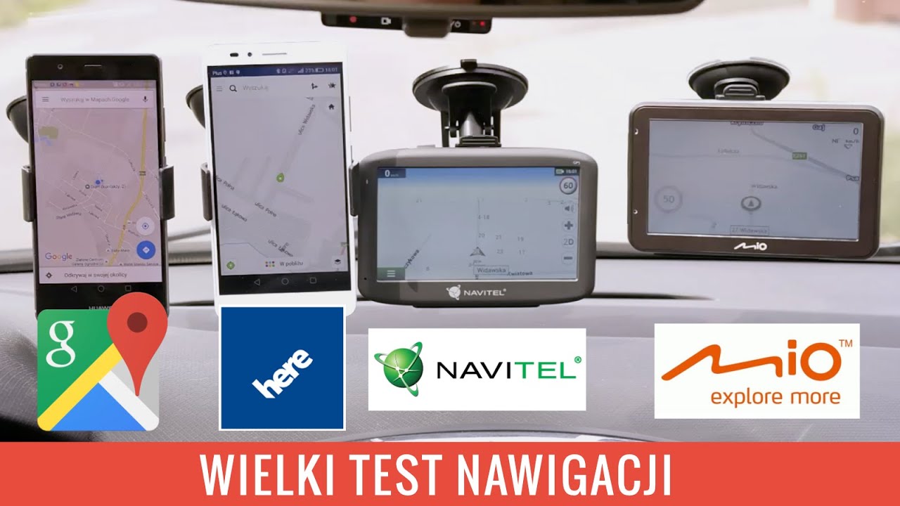 Test nawigacji - Google Maps vs Here Maps vs Navitel vs Mio