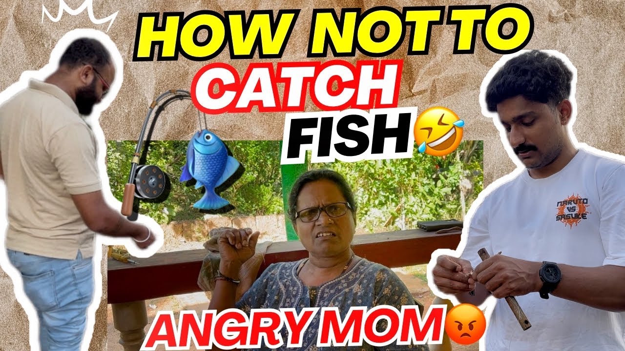 Yethu Meenu 🎣 Sikkundu thoole😍 ||How Not To Catch Fish🤣 || Tulu comedy vlog || Apoorva shravan vlogs
