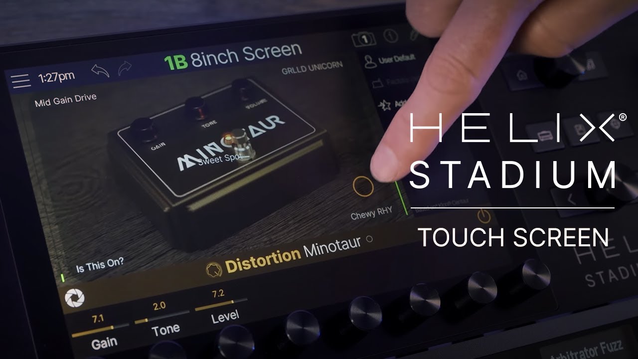 Line 6 Helix Stadium | Stadium Tour | Touch Screen