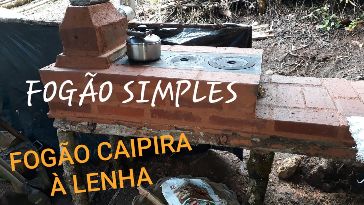 COMO FAZER UM FOGÃO À LENHA COM BARRO E AÇÚCAR 
