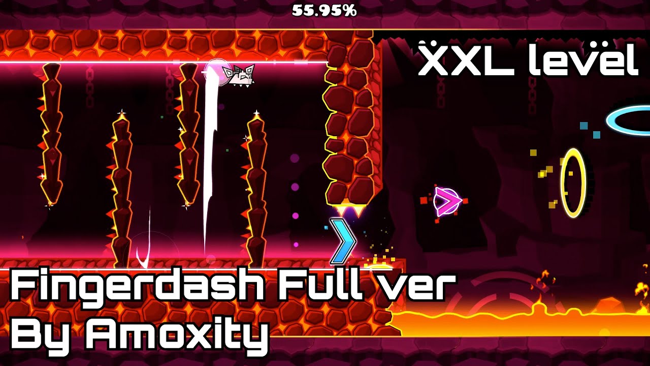 Fingerdash Full ver By Amoxity [all coins] with clicks