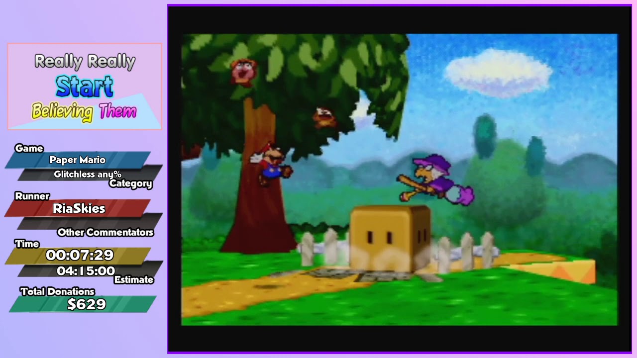Paper Mario 64 Glitchless By Ria Skies - Really really start believing them