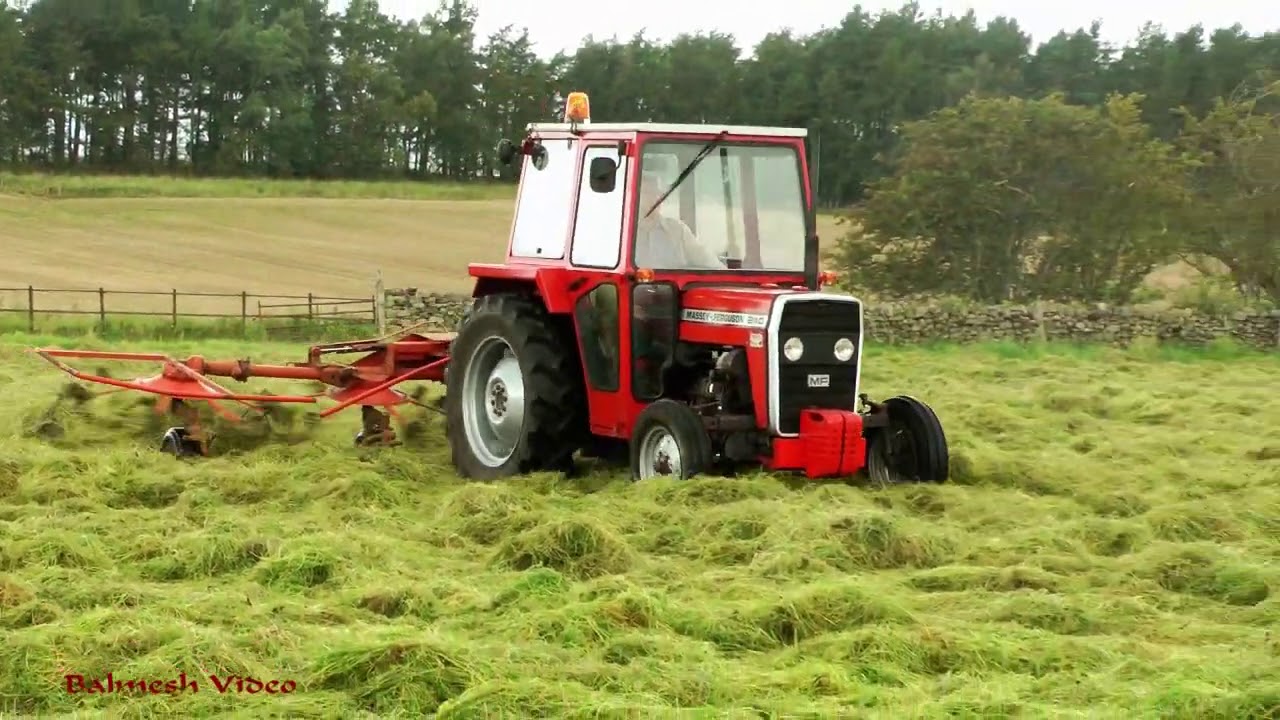 Seen Today!  Massey Ferguson 240 Tedding Grass.