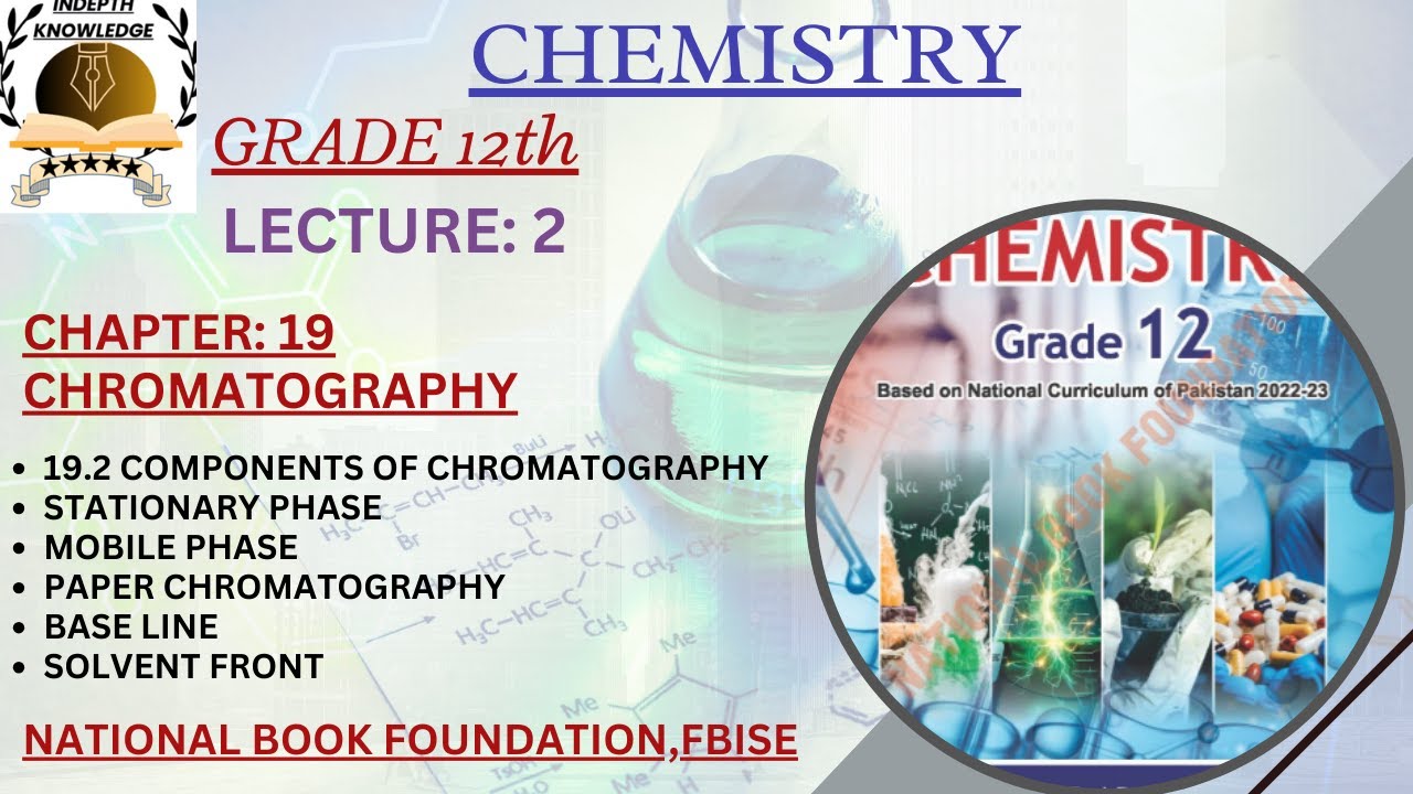 19.1COMPONENTS OF CHROMATOGRAPHY|CHROMATOGRAPHY| CHEMISTRY|GRADE:12|HSSC-IIFBISE|NBF