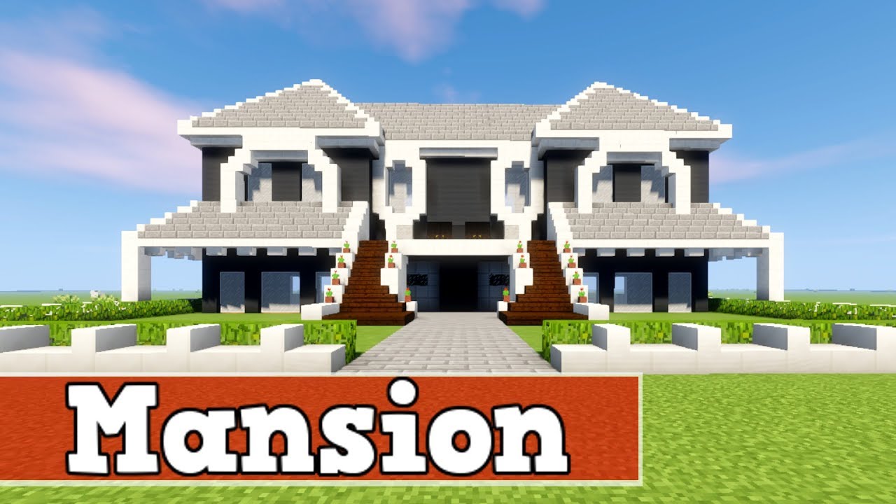 Wie baut man eine Mansion in Minecraft | Minecraft Deutsch Haus Bauen
