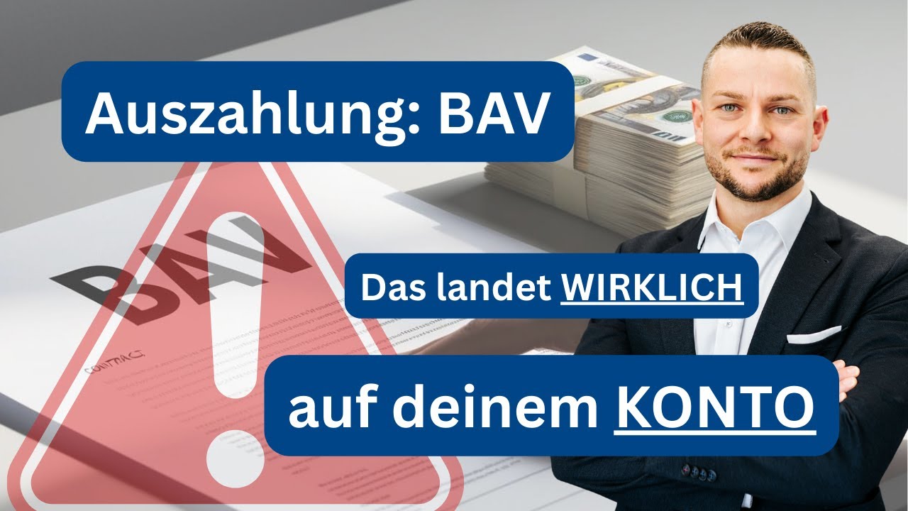 bAV Auszahlung -  Abz&uuml;ge von der Ablaufleistung & was wirklich auf dem Konto landet