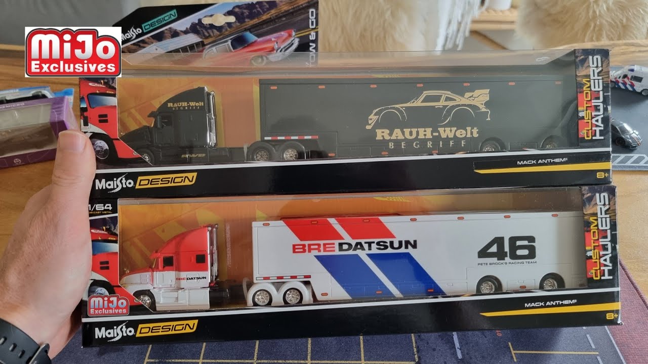 Maisto Custom Haulers Bredatsun Rauh Welt. Прицеп-кемпер Chevrolet Pick-up. Литые грузовики ‼️