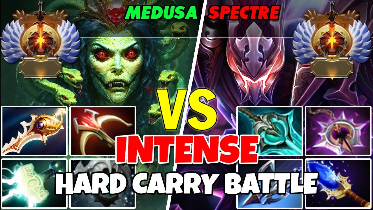 MEDUSA (Carry) vs SPECTRE (Carry) - Epic Battle Of Immortal Rank Dota 2 Players - Z Dota 2