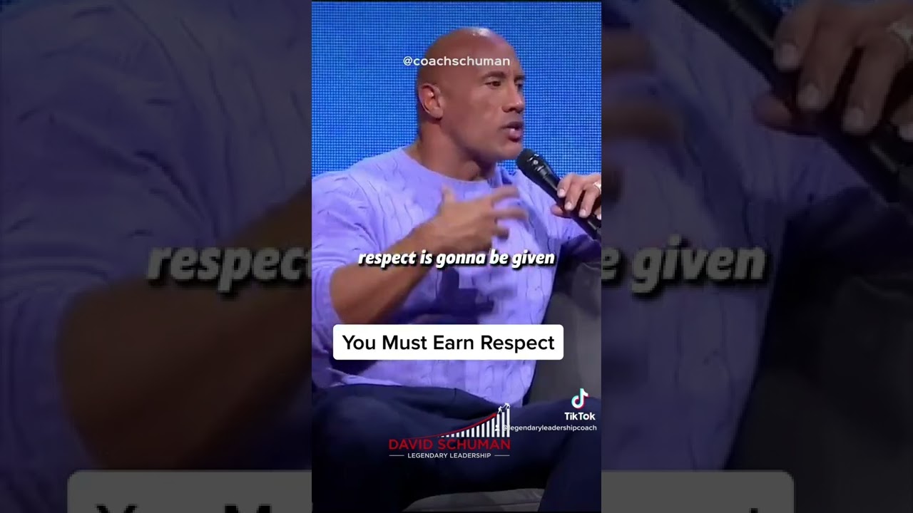 You Must Earn Respect ✊ #motivation #leadership #respect #coachschuman