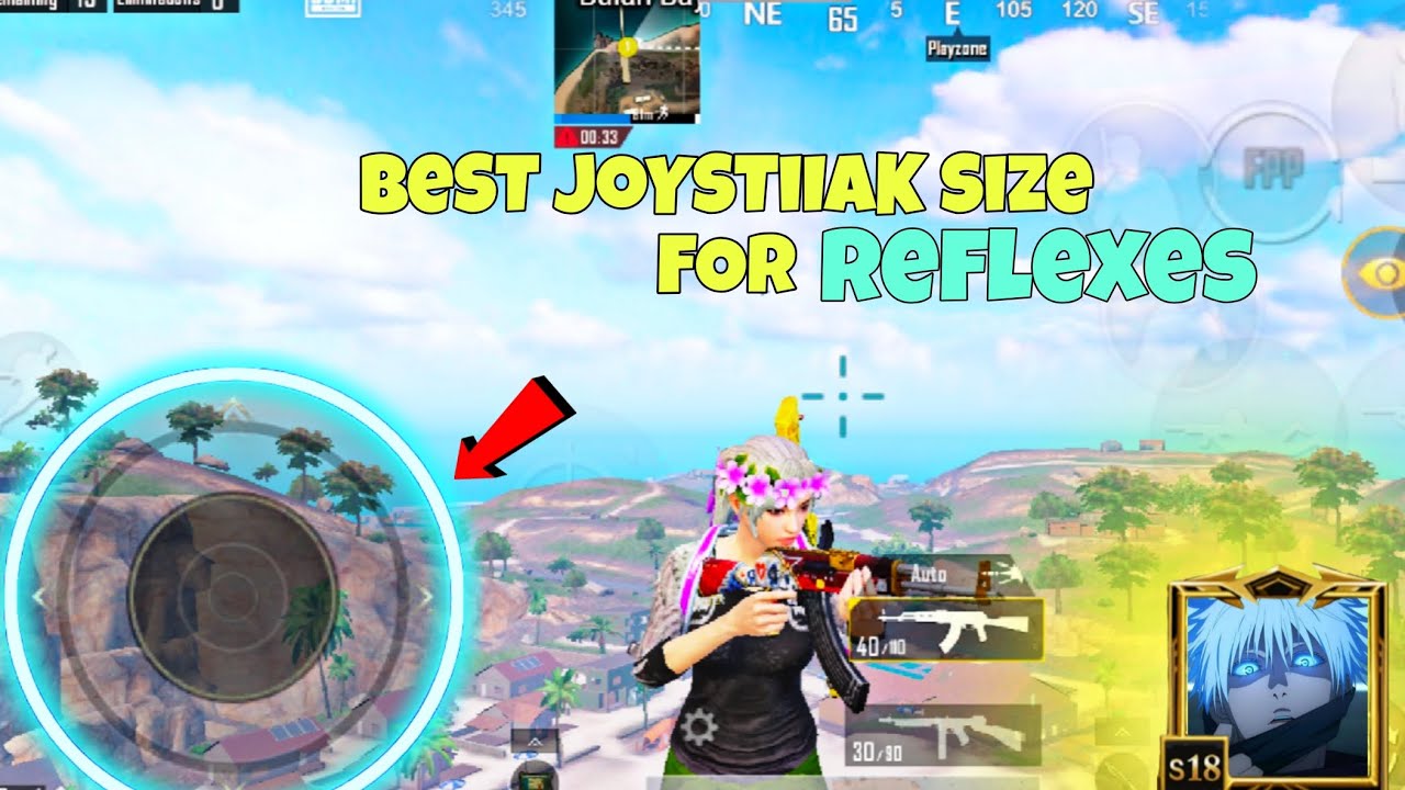 BGMI Best Joystick Size For Reflexes🔥 BGMI Nusa Map Gameplay !!#bgmi #pubgmobile #creator