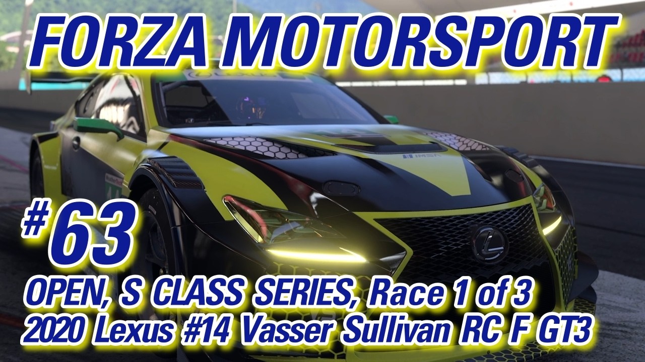 2020 Lexus #14 Vasser Sullivan RC F GT3 Begins the S Class Series Trophy Hunt at Hakone
