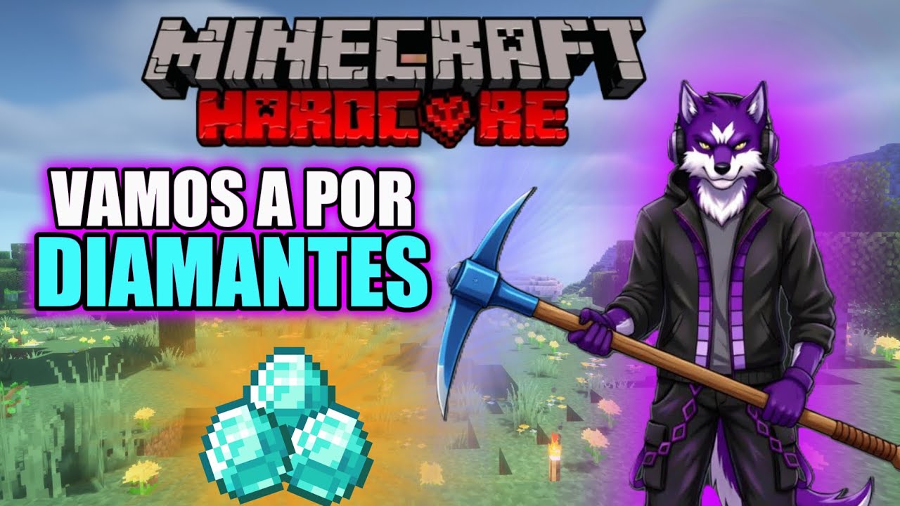 🟣Minecraft Hardcore - Vamos a por DIAMANTES 💎