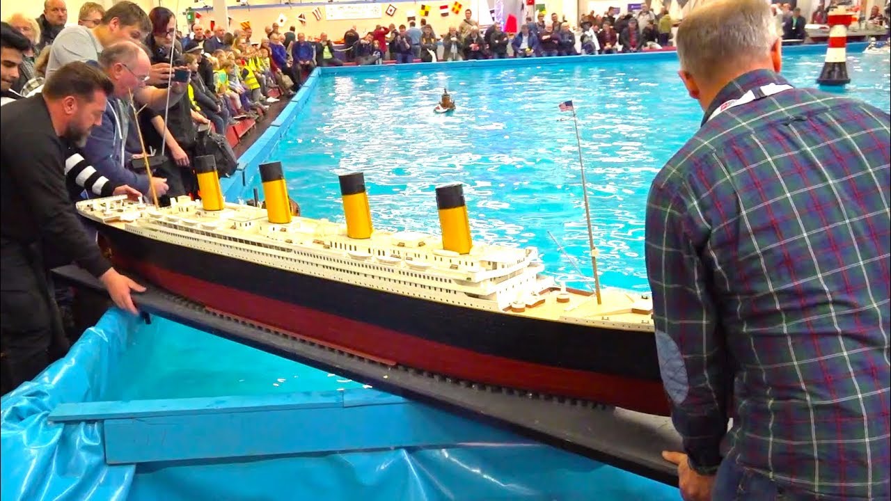 HUGE MONSTER RC SHIP // FULL DETAILED RC BOAT TITANIC // INTERMODELLBAU DORTMUND // MS TITANIC