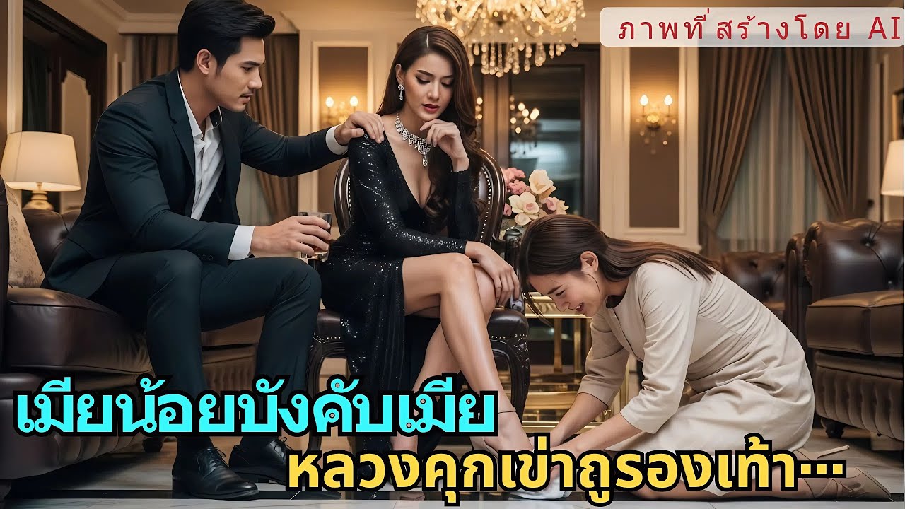 เมียน้อยบังคับเมียหลวงคุกเข่าถูรองเท้า… วินาทีต่อมา ซูเปอร์คาร์ทองรับ “เจ้าหญิงตระกูล” |AI FICTIONAL