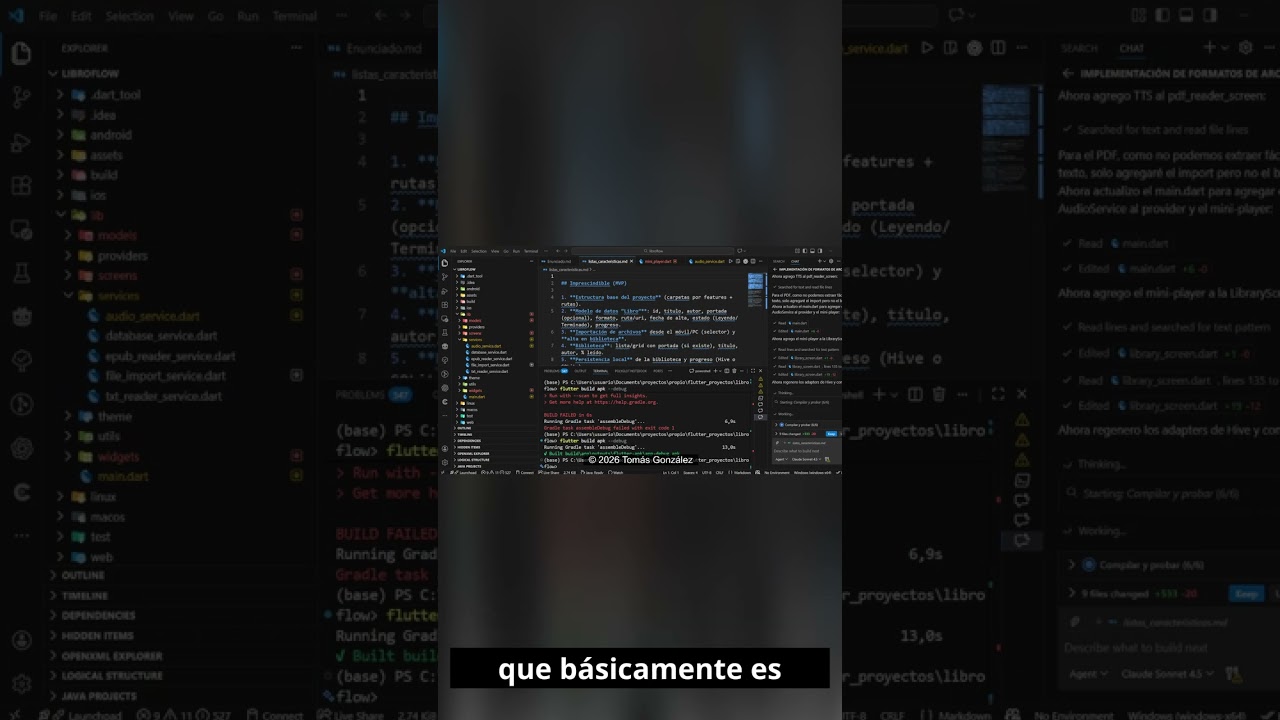Devlog #1: Haciendo un &ldquo;Kindle&rdquo; en Flutter con Vibe Coding | Biblioteca + Importar libros