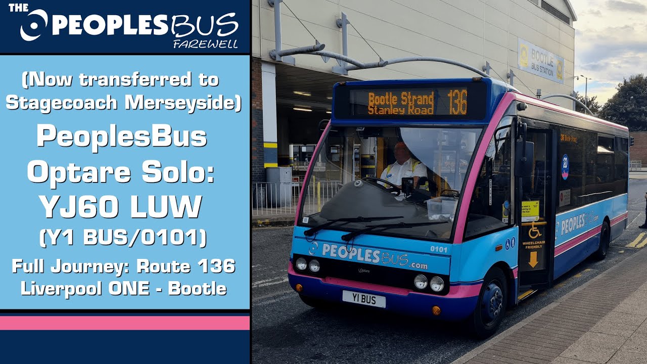 PeoplesBus Optare Solo: YJ60 LUW