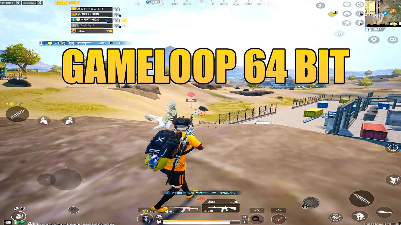 PUBG Mobile : : HDR + 4.3 Update : RTX 2070 S + I5 12600KF Gameloop 64 Bit