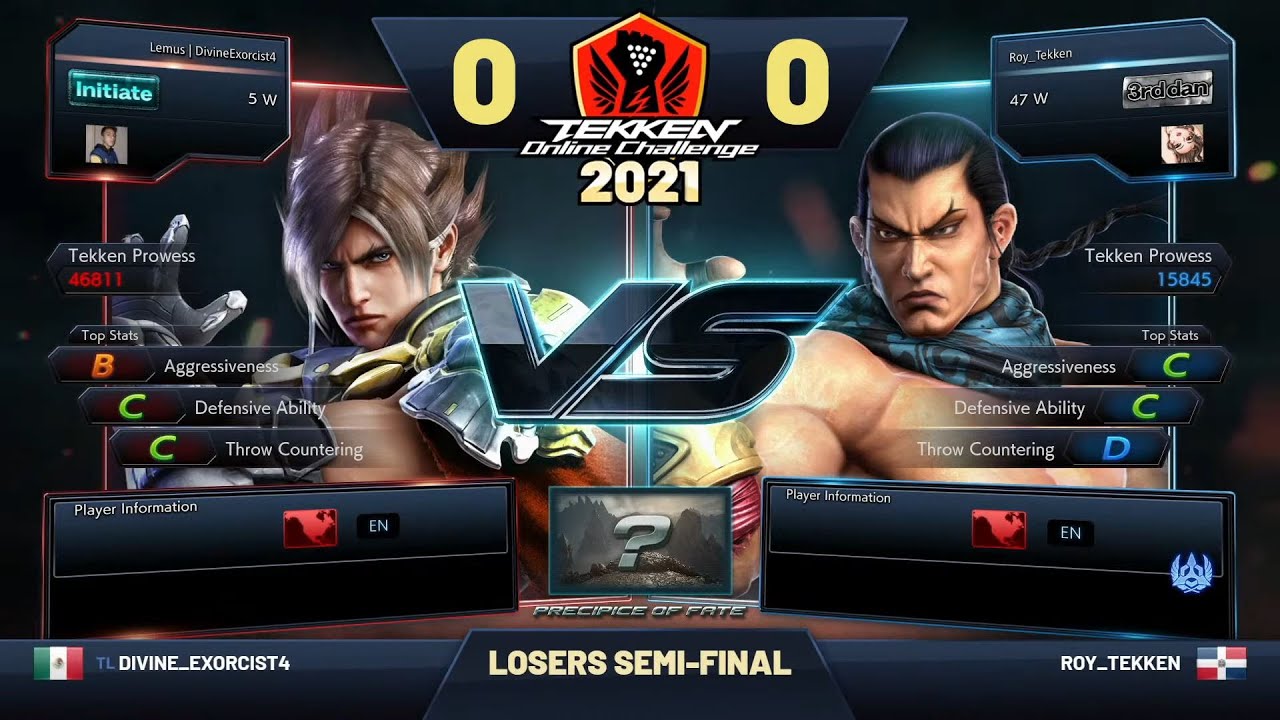Divine_Exorcist4 (Lars) vs roy_tekken (Feng) TOC 2021 CA Masters: Losers Semi-Final