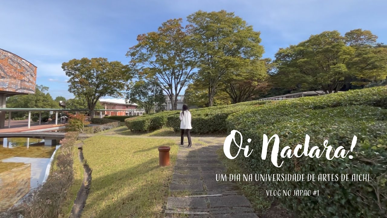 #1 Vlog no Japão 🇯🇵✨ - Um dia na universidade de artes de Aichi