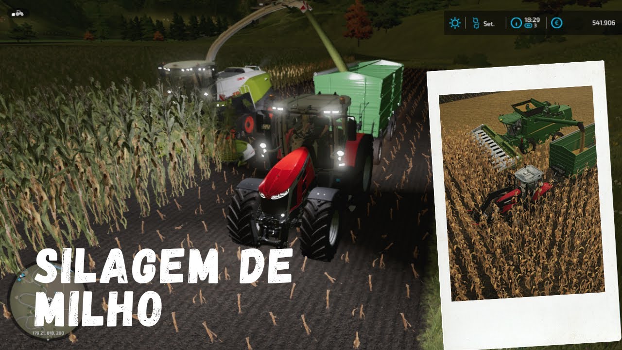 Silagem de milho no FS22 e compacta&ccedil;&atilde;o