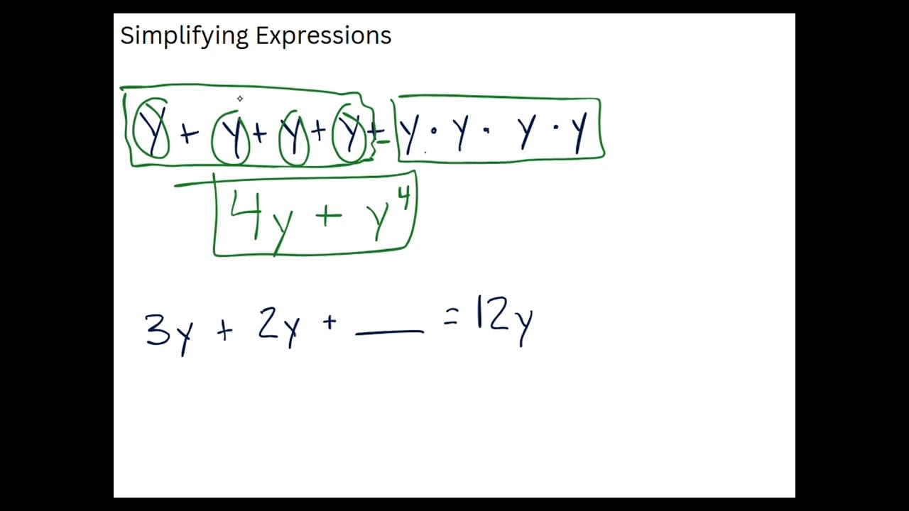 Simplifying Expressions