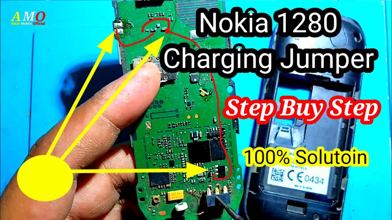 Nokia 1280 Charging Jumper Solution Nokia Charging Problem Nokia 1280 Charging ic Solution