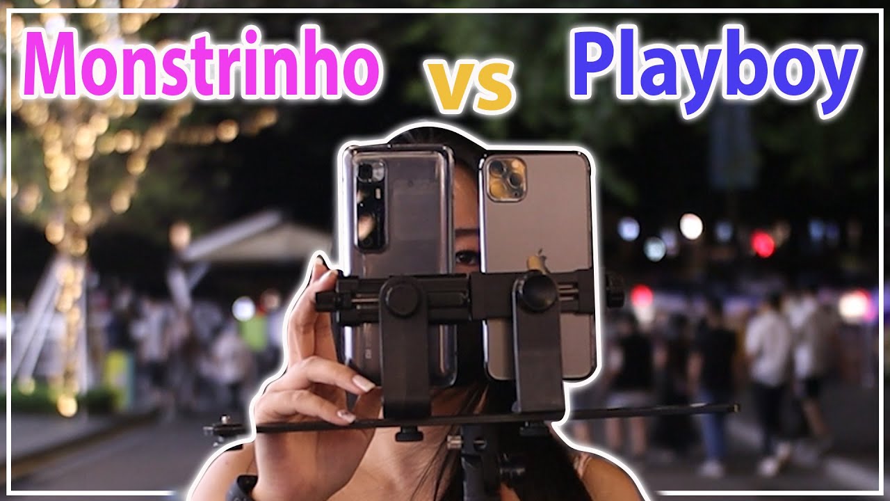 Xiaomi Mi 10 ULTRA vs Iphone 11 Pro Max teste de câmera noturna review análise