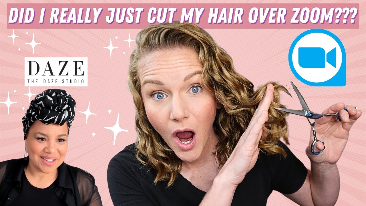 I Tried Cutting My Own CURLY Hair at Home and Here's What Happened