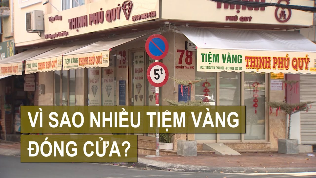 TP. Cần Thơ: Hàng loạt tiệm vàng đóng cửa | VTV CẦN THƠ