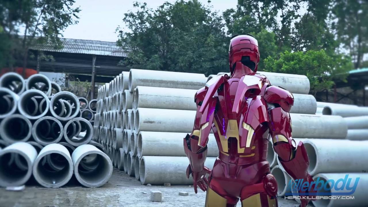 Killerbody Hero Iron Man Armour-Mark VII Laser Effect Display