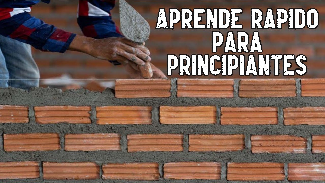 como pegar ladrillos huecos (cerámico) consejos prácticos