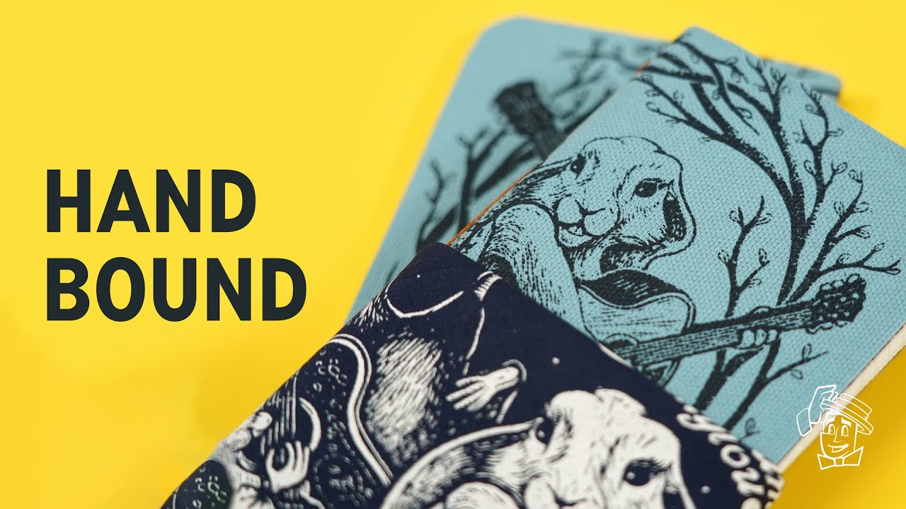 Screen Printing and Sewing Fabric notebooks at Home