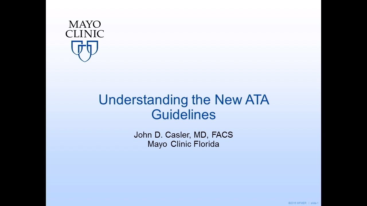 Understanding the New ATA Guidelines by John D. Casler, MD | Preview