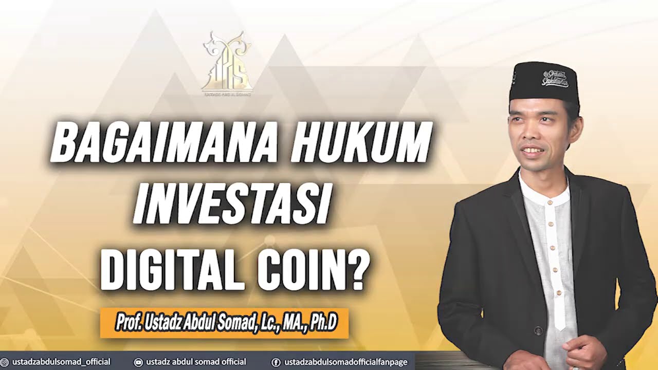 BAGAIMANA HUKUM INVESTASI DIGITAL COIN USTADZ?ᴴᴰ | Ustadz Abdul Somad, Lc., MA