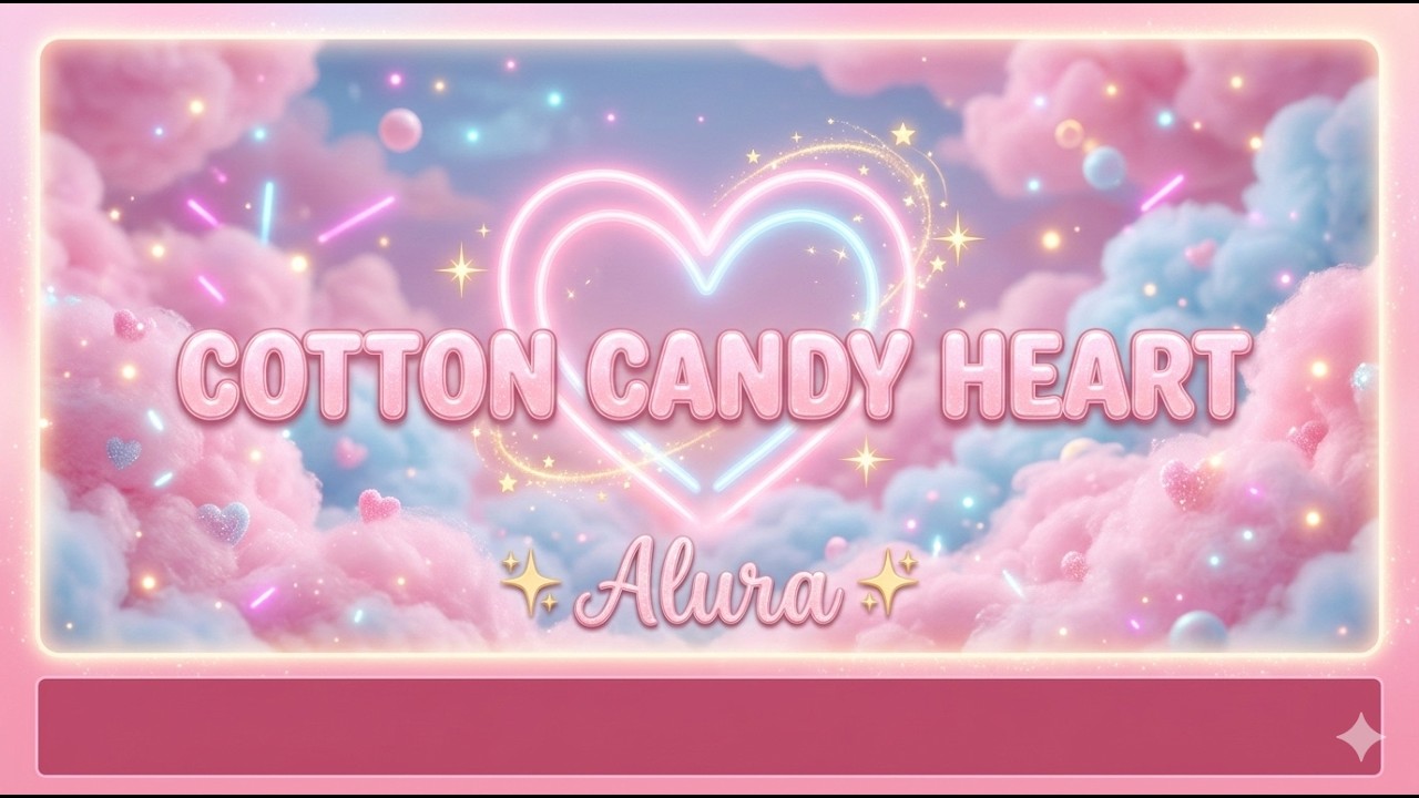 Alura - Cotton Candy Heart 🍭✨ (Official Lyric Video)