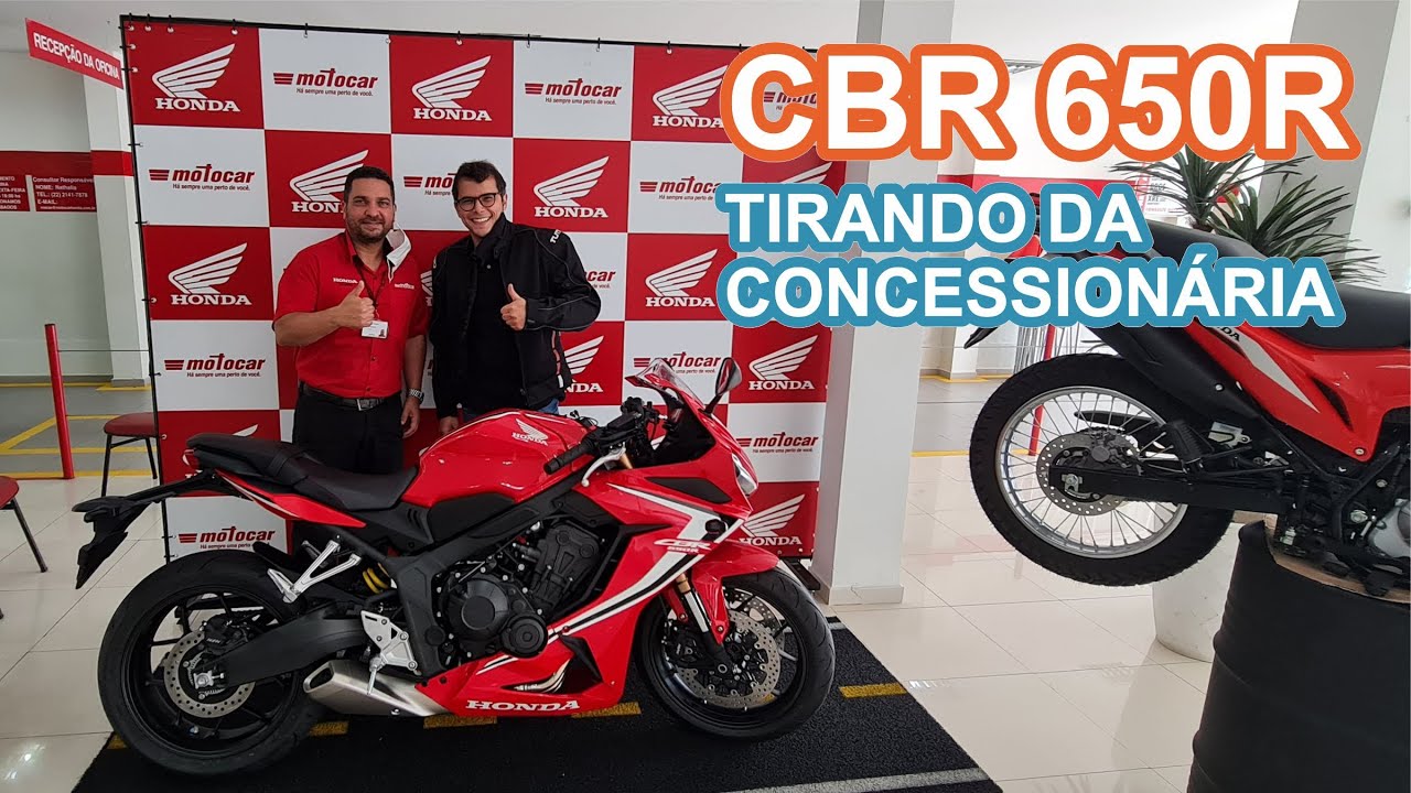 CBR 650R 0KM RETIRANDO DA CONCESSIONARIA E PRIMEIRAS IMPRESSOES HONDA 2021. NOVA MOTO NO CANAL
